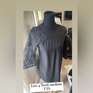 Black dress balloon sleeves simple